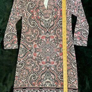 New With Tags! WHBM paisley knit shift dress